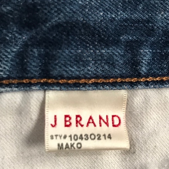 J Brand Mako Distressed Cuffed Denim Shorts Sz 31 - Picture 11 of 15